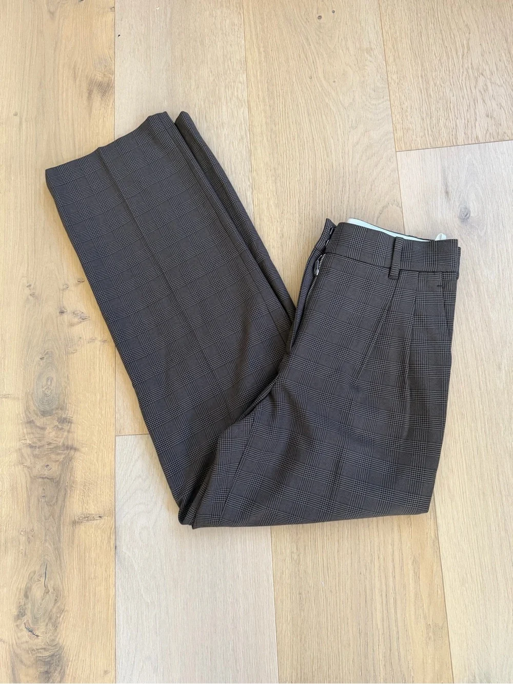 Aritzia Plaid Effortless Pants